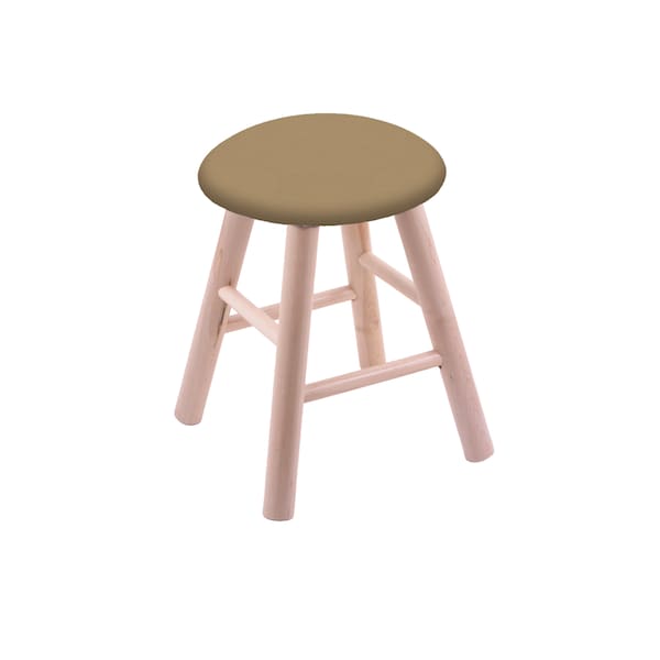 Holland Bar Stool Co Maple Vanity Stool, Natural Finish, Graph Poppy Seat RC18MSNat013 - main